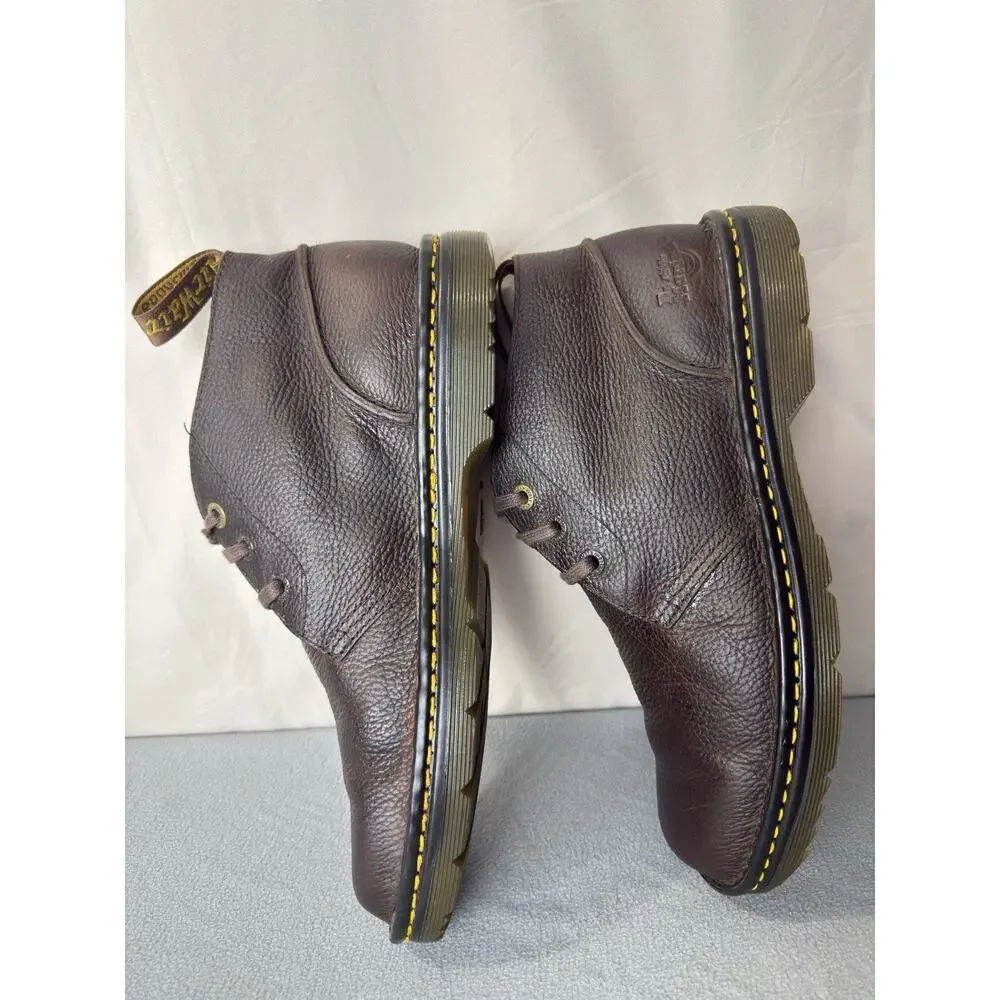 Dr. Martens AirWair Sussex Brown Pebble Leather Chukka Boots Men’s Size 12 - Picture 5 of 14